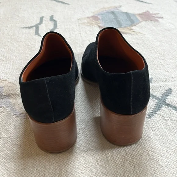 Everlane - Black Suede Mules / Boots - Picture 3 of 9